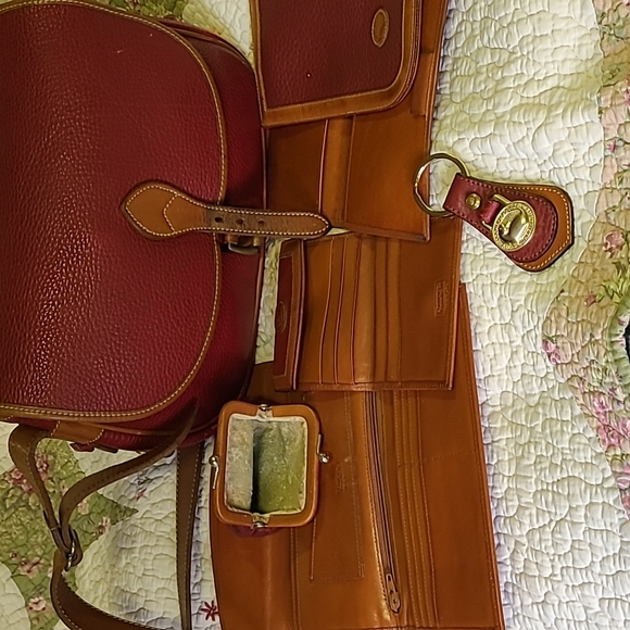 Vintage Dooney & Bourke AWL (Rare) Rose Satchel Bundle - Picture 16 of 17